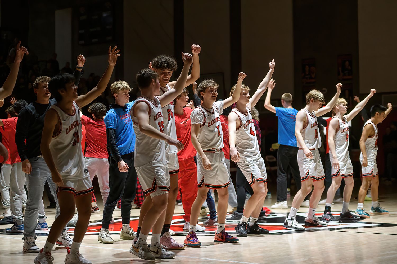 1 Lincoln vs Cleveland boys basketball 6A Oregon second round March 4 2023 Ken Waz 87